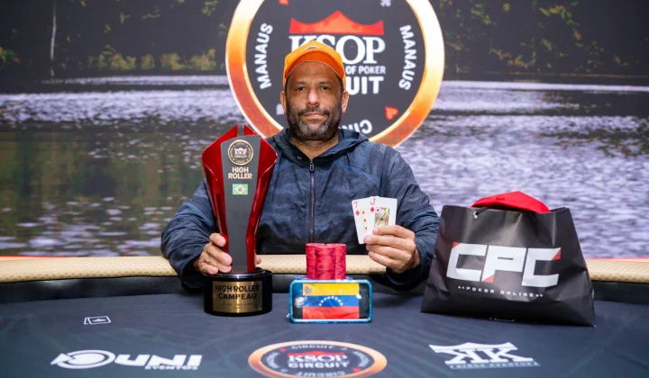 Jesus Mejia Wins KSOP Circuit Amazônia High Roller Title