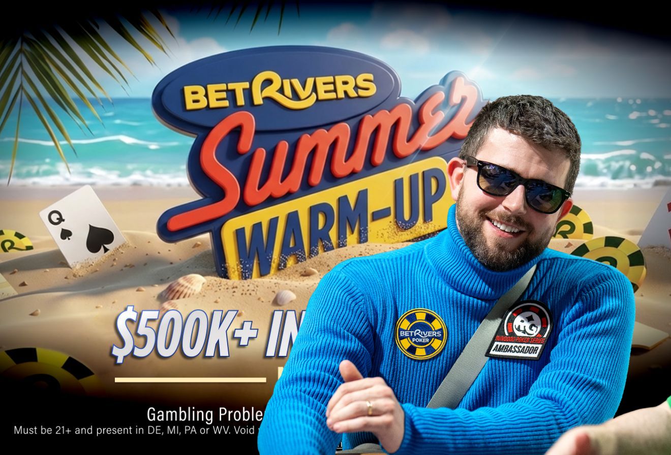 A graphic displaying BetRivers Summer Warm-Up Series winners and prize money.