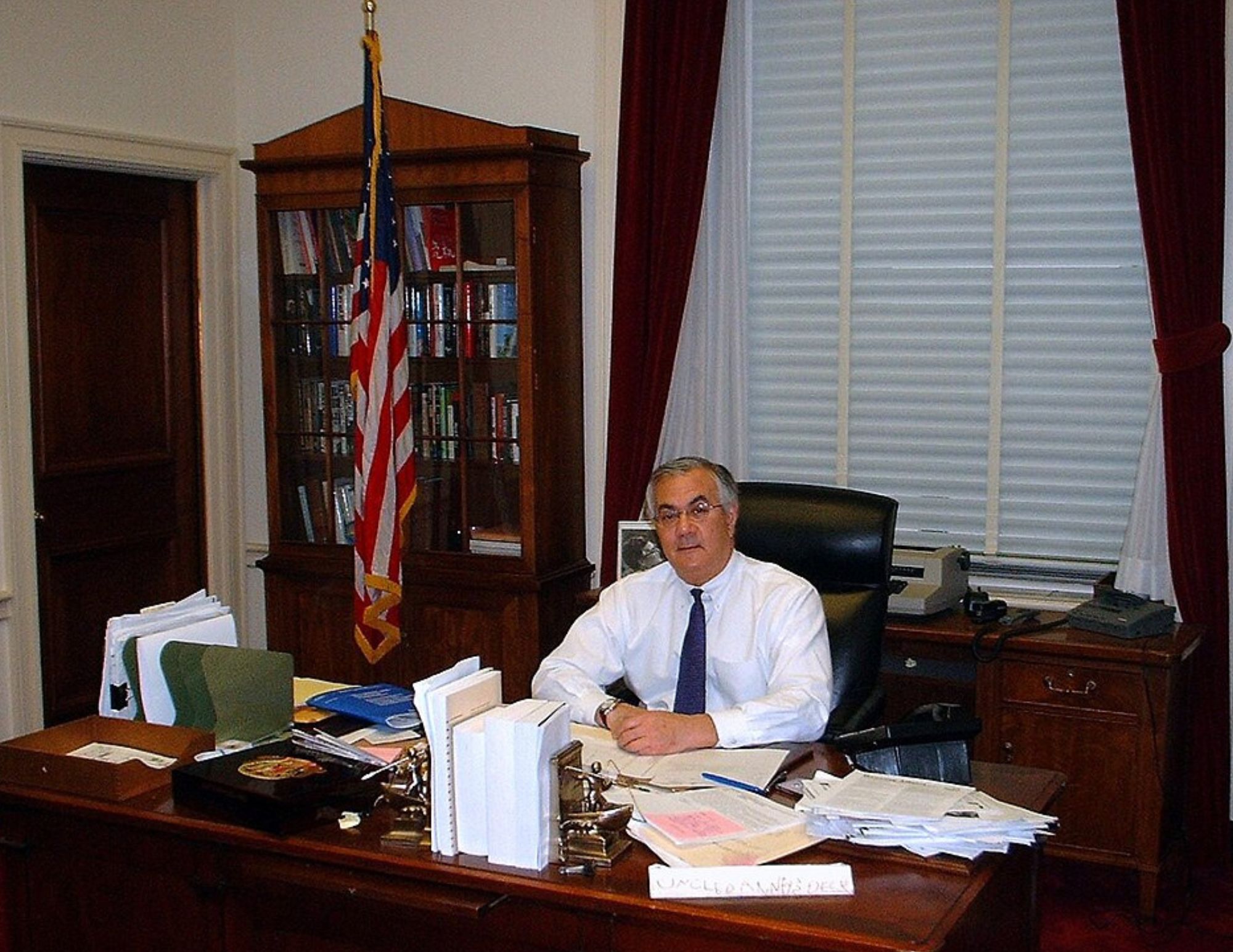 Portrait of former U.S. Congressman Barney Frank