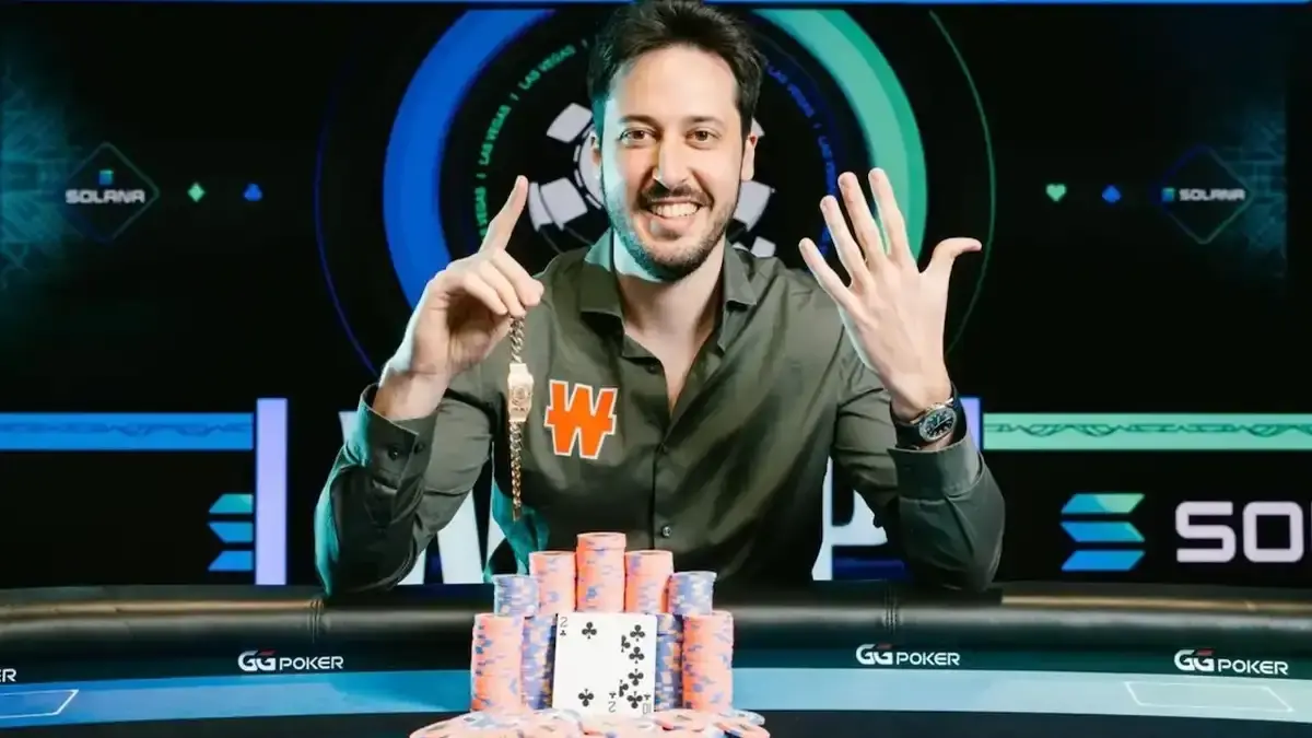 Adrian Mateos Secures Sixth WSOP Bracelet in $4.3 Million Super High Roller Victory