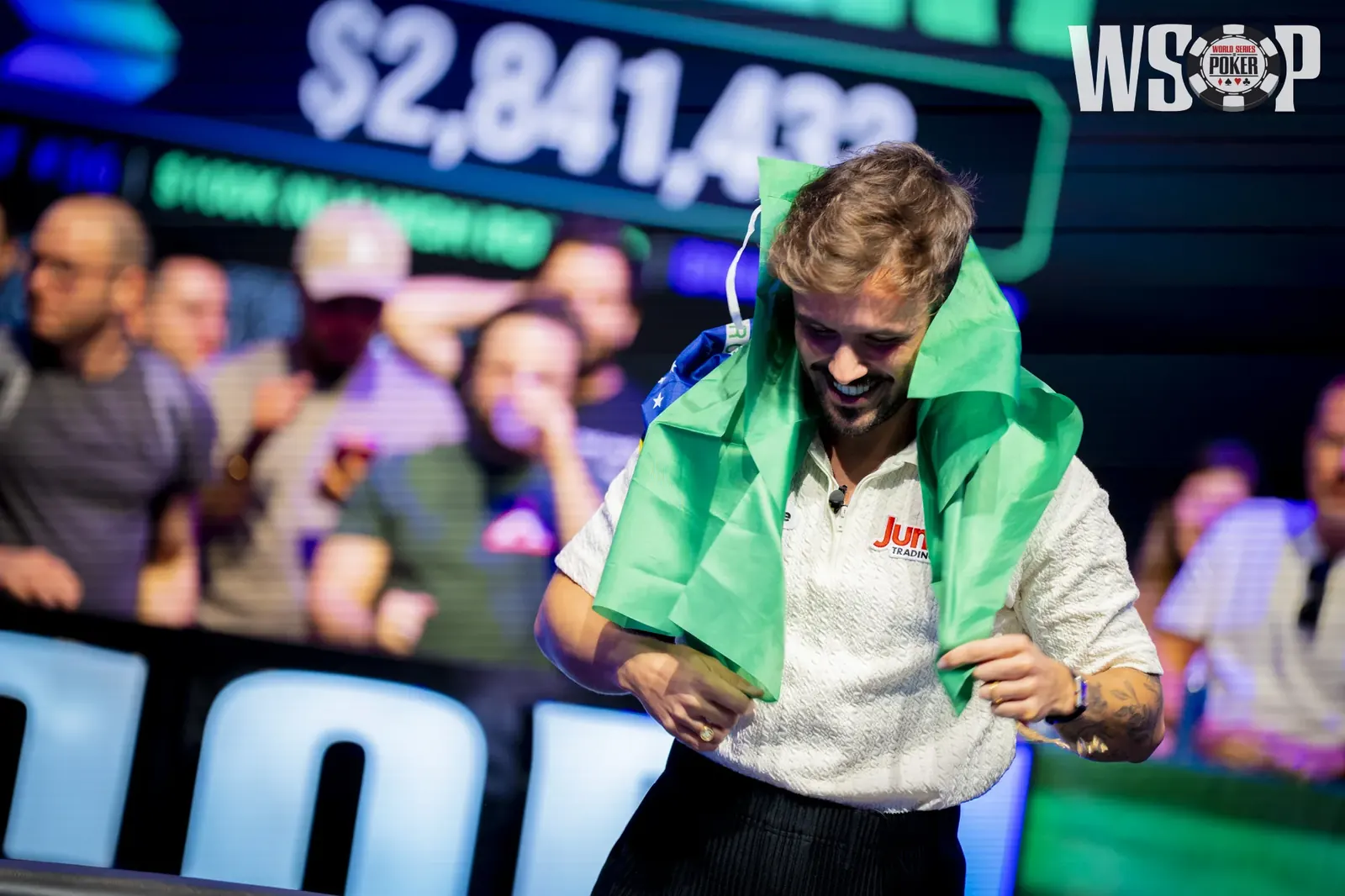 Brazilian poker player Yuri Dzivielevski at a World Series of Poker event