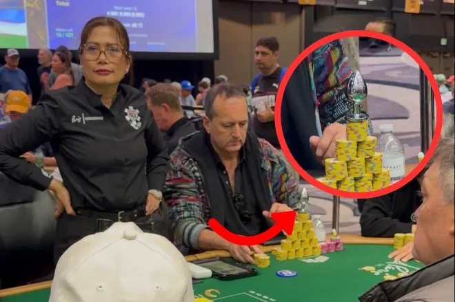WSOP Player Facing Penalty for Inappropriate Card Protector