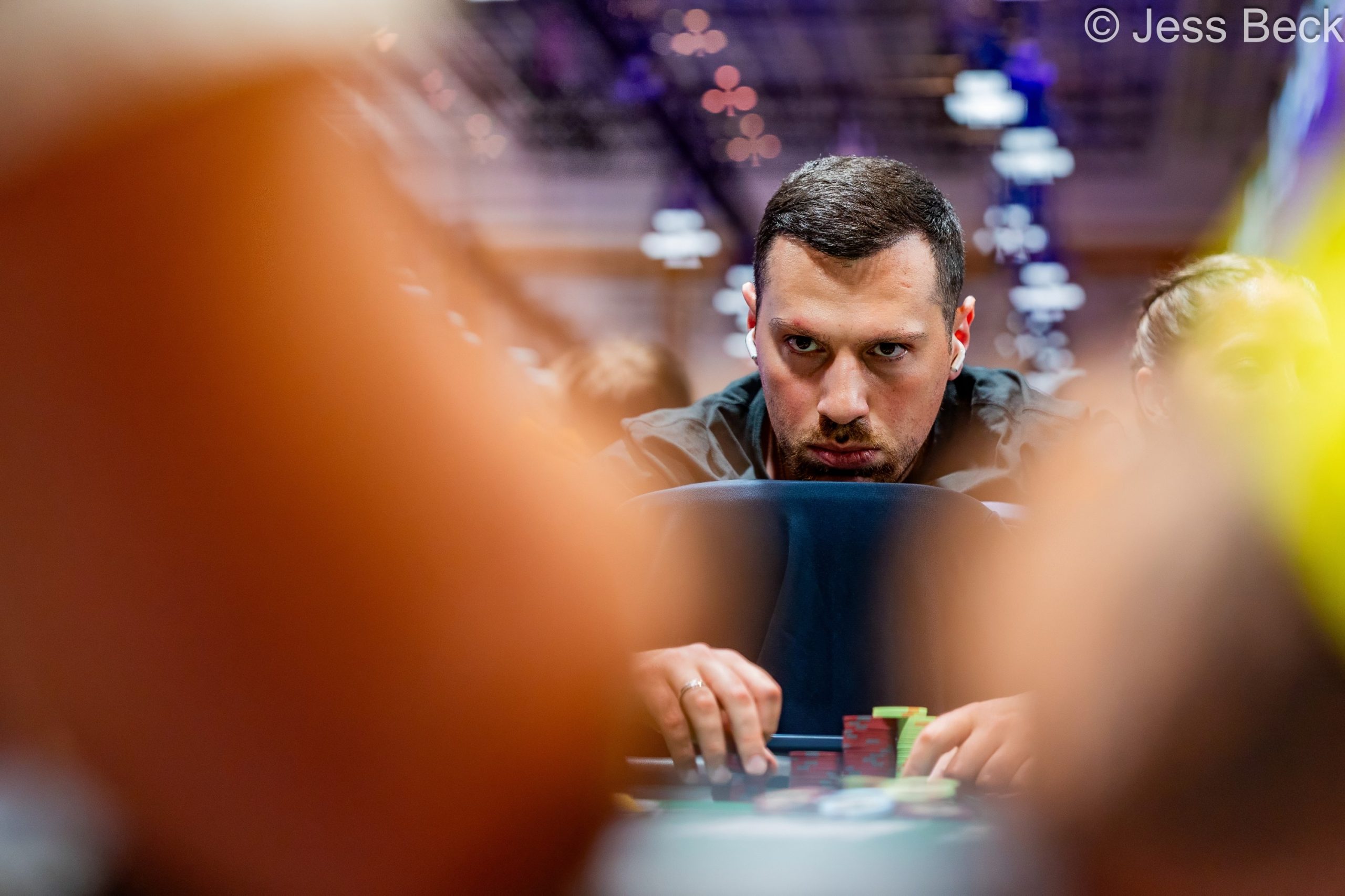 Artur Martirosian at a poker table during a World Series of Poker event.