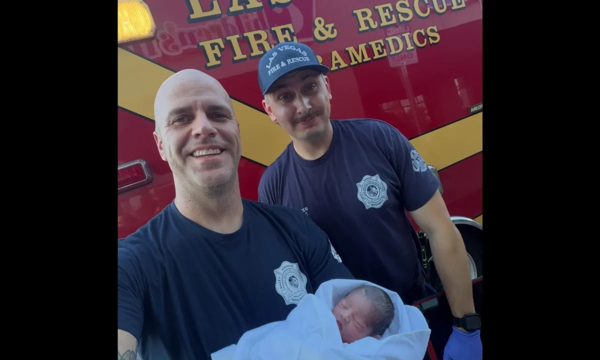 Las Vegas Firefighters Deliver Baby in Underground Flood Tunnel