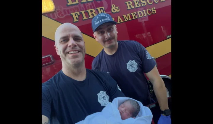 Las Vegas Firefighters Deliver Baby in Underground Flood Tunnel