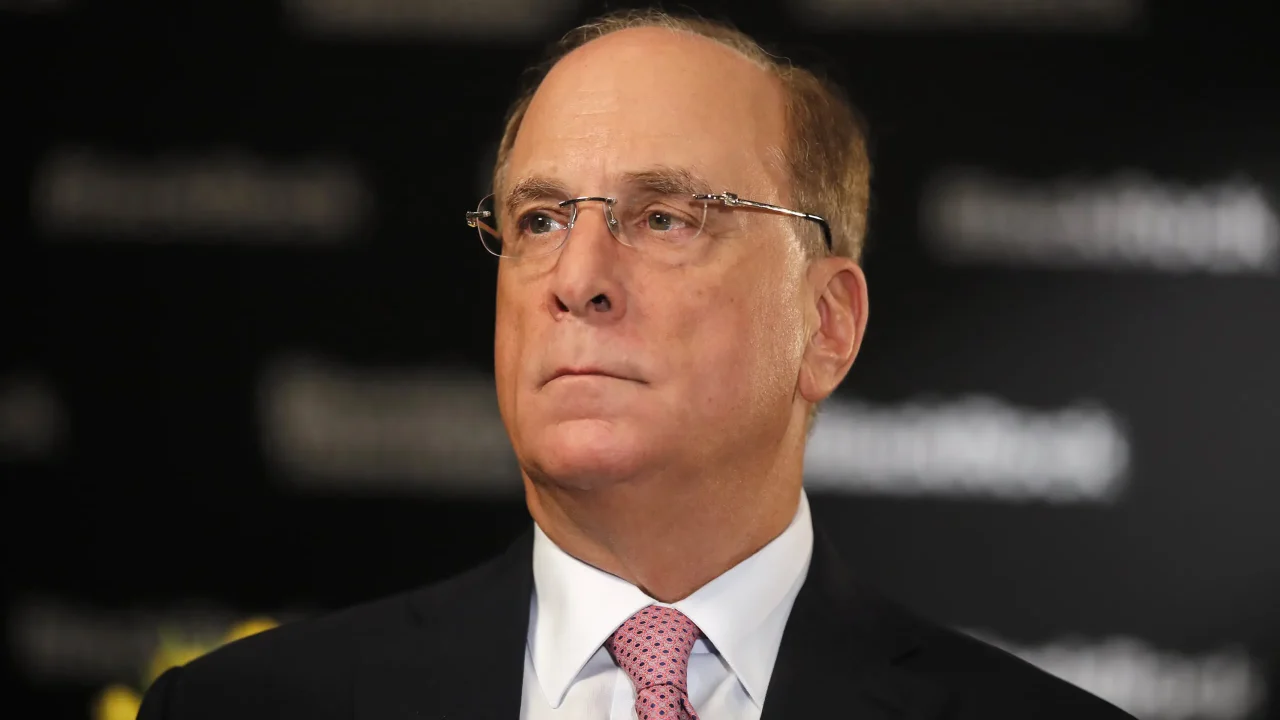BlackRock CEO Larry Fink Sees Technology Boosting Markets, Healthier Bitcoin Landscape