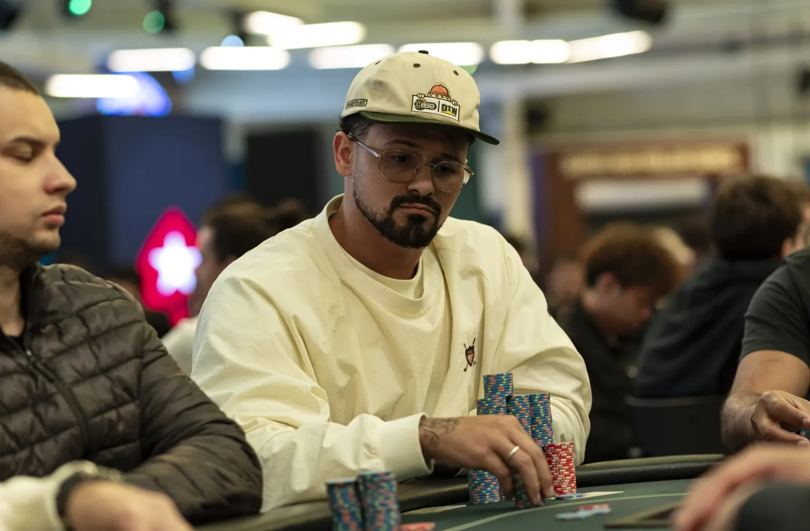 Gerson Braga and Paulo Brombim at a GGPoker online poker final table