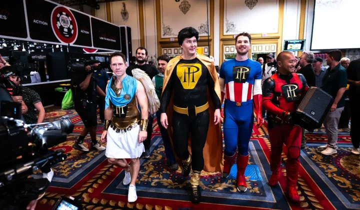 Phil Hellmuth’s Superhero Entrance Kicks Off 2026 WSOP Main Event