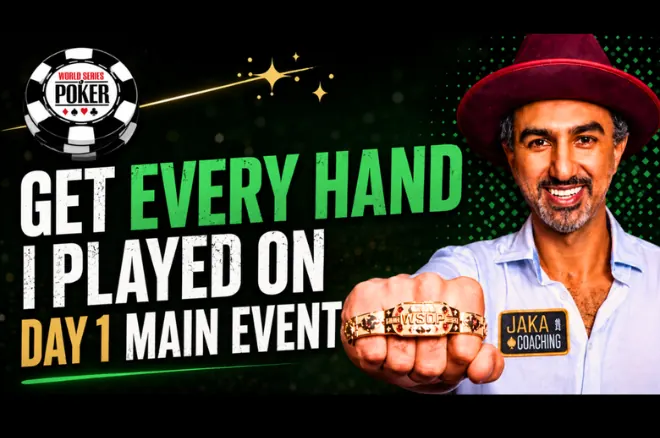 Faraz Jaka to Document Every Hand from WSOP Main Event Day 1 for Educational Purposes