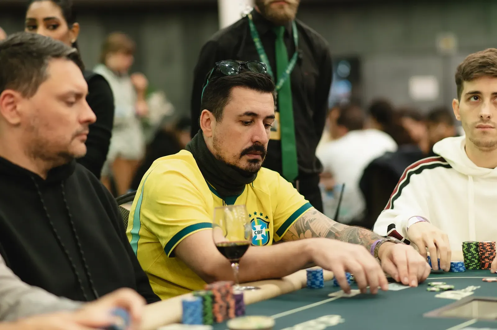 Rodrigo Solha chip leader at BSOP Winter Grand High Roller final table