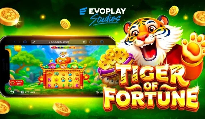 Evoplay Launches Tiger of Fortune Slot With Stackable Bonus Boosters