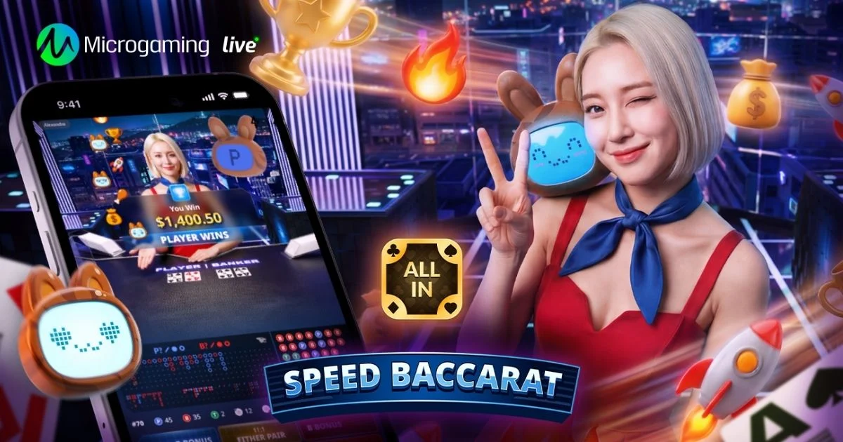 Microgaming Live Adds Gamification to Baccarat with All-In Speed Baccarat