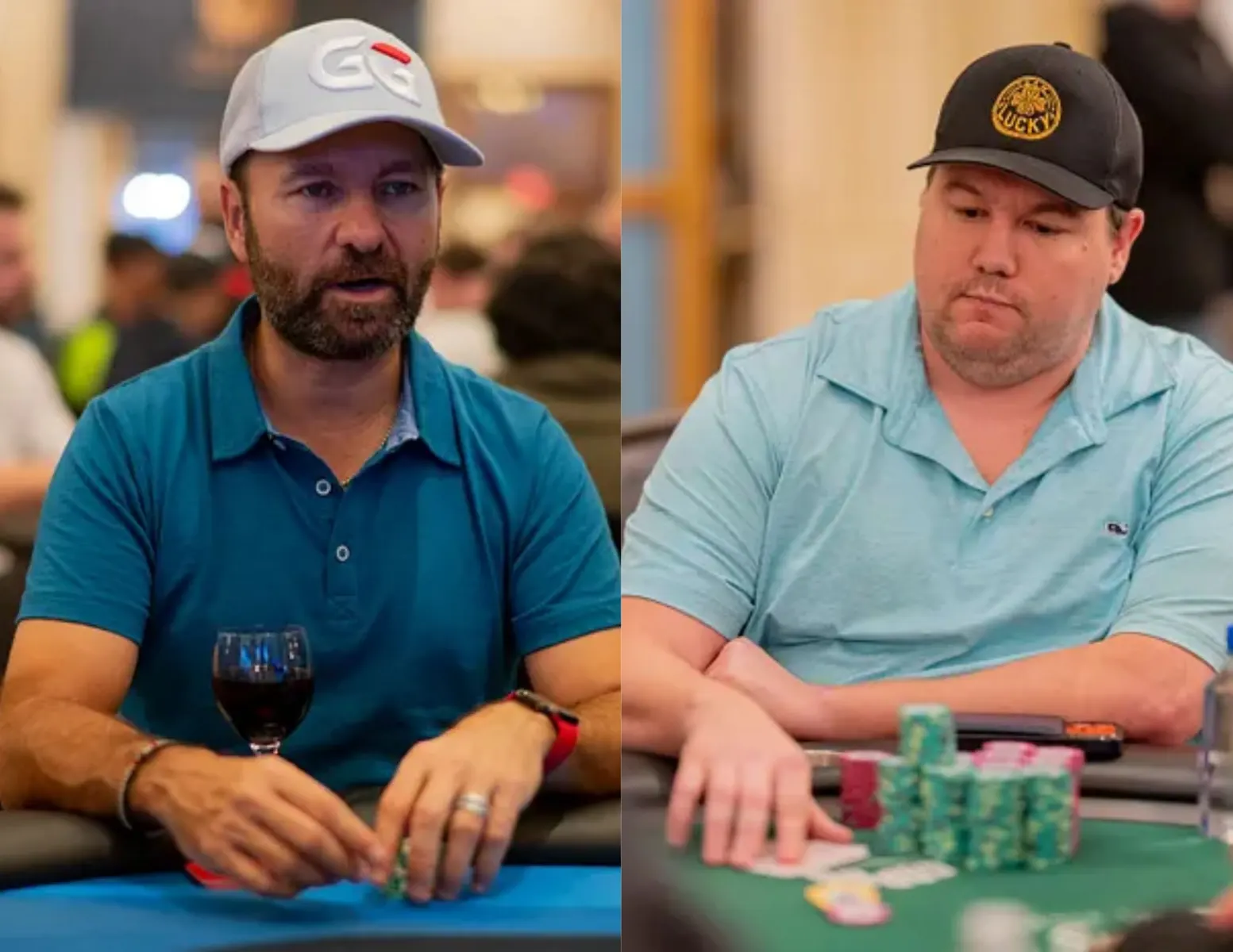 Players at poker tables during the 2026 World Series of Poker
