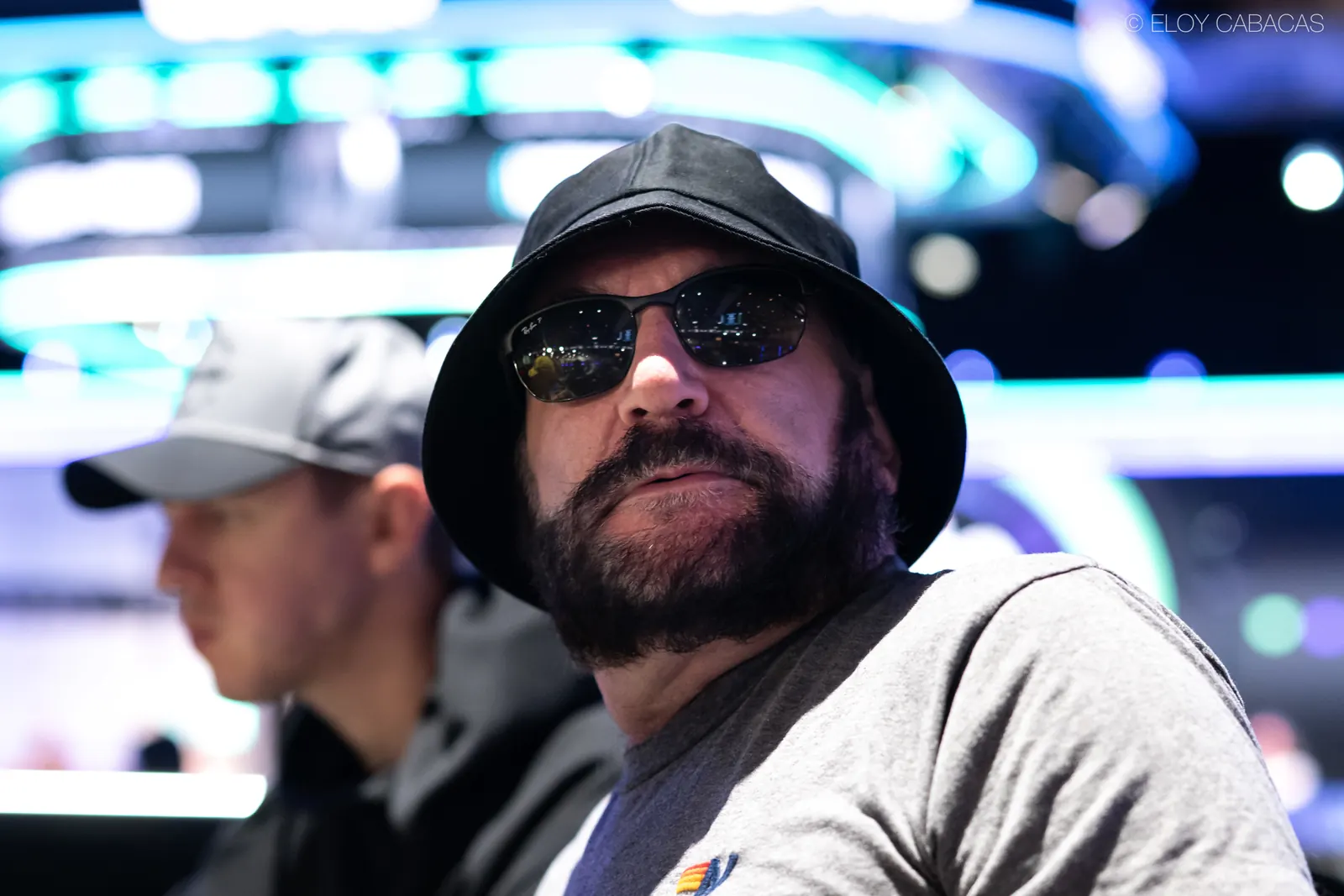 Mike Matusow playing poker at the WSOP Main Event table