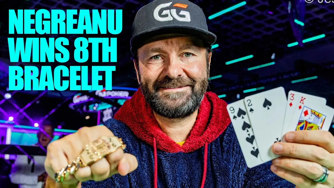 Daniel Negreanu Captures Eighth WSOP Bracelet in High-Stakes Pot-Limit Omaha Event