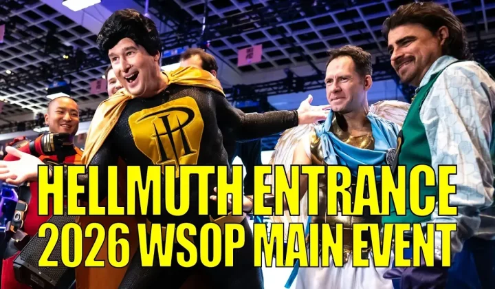 Phil Hellmuth Makes Grand Entrance at 2026 WSOP Main Event