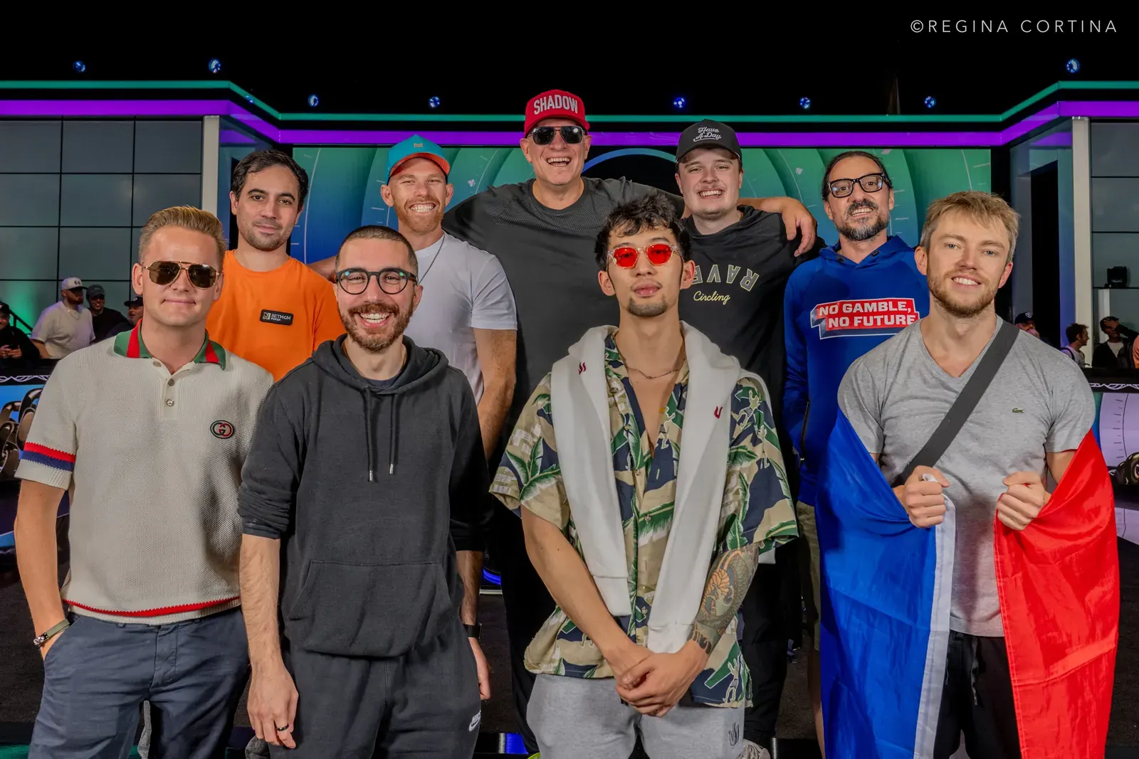 2026 WSOP Main Event final table lineup with chip counts and seats