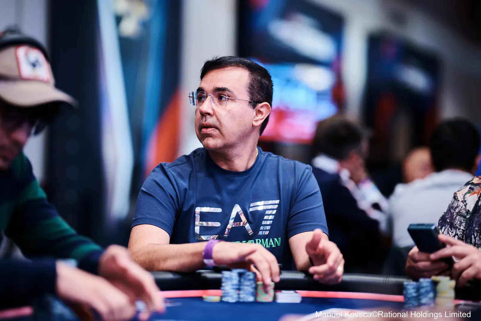 EPT Barcelona PokerStars Open Cup chip count after Day 1 showing José Carlos Barbosa in sixth place