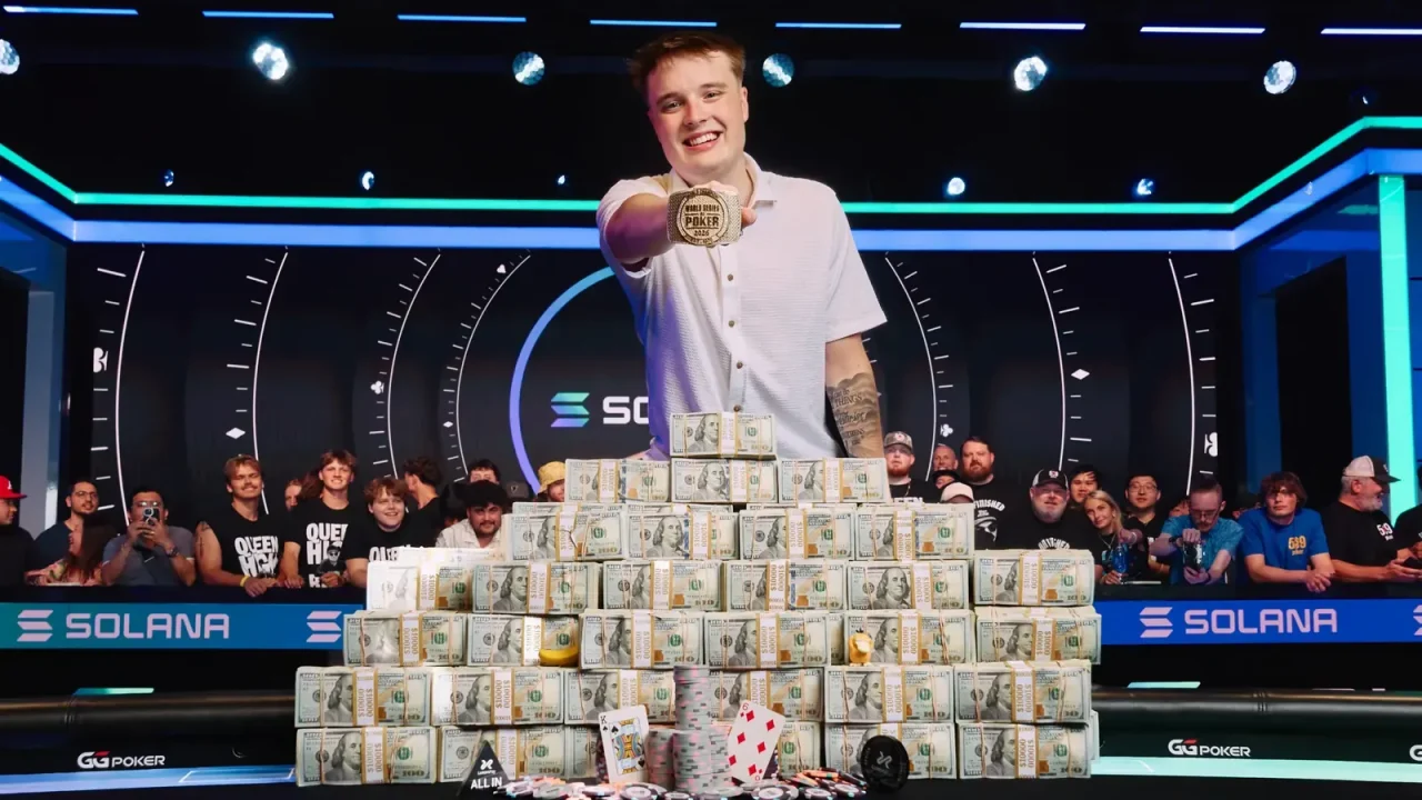 Lucas Jumalon, 22, Wins WSOP 2026 Main Event for $10,000,000