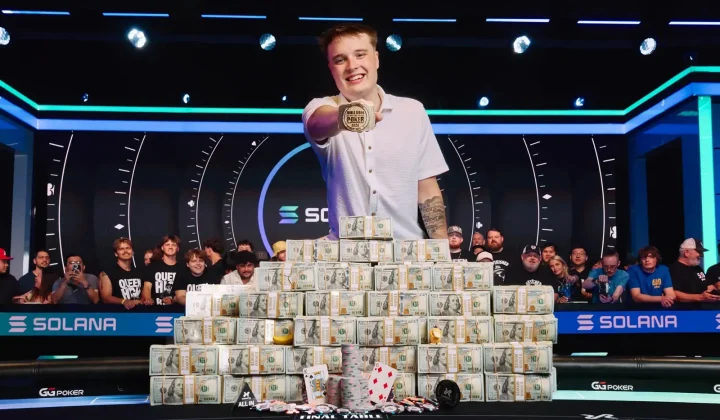 Lucas Jumalon, 22, Wins WSOP 2026 Main Event for $10,000,000