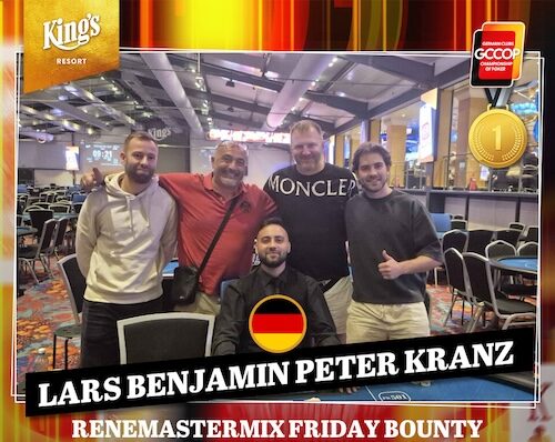 King’s Resort GCCOP Side Events: Kranz Takes Top Payout in Renemastermix Friday Bounty After 4-Way Deal