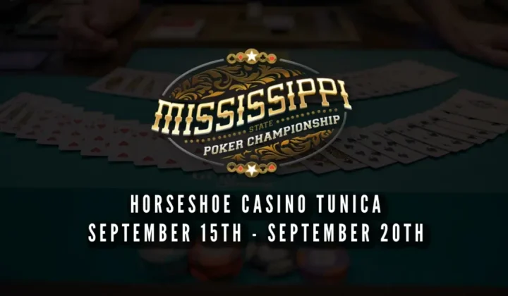 RGPS Mississippi Poker Championship Kicks Off September 15 at Horseshoe Tunica