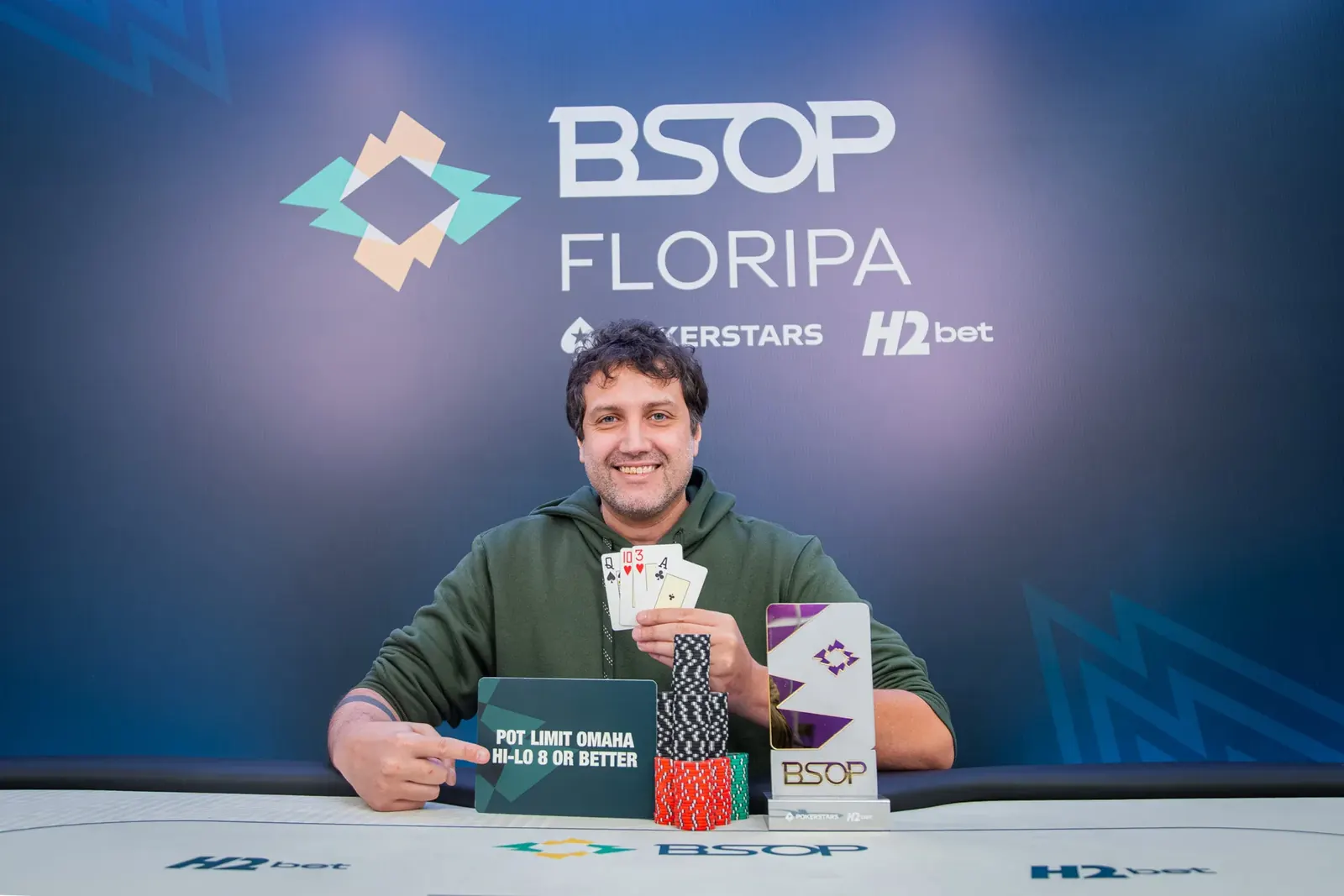 BSOP Floripa tournament winners Guilherme Decourt and Tomas Martinez at the final day event