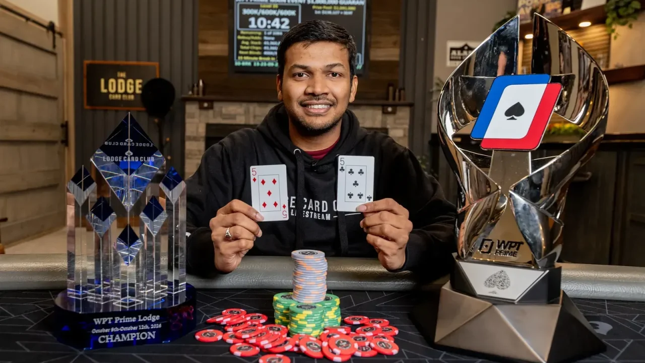 Shrikant Pillamarapu Wins WPT Prime Lodge Championship After Heads-Up Chop in Texas