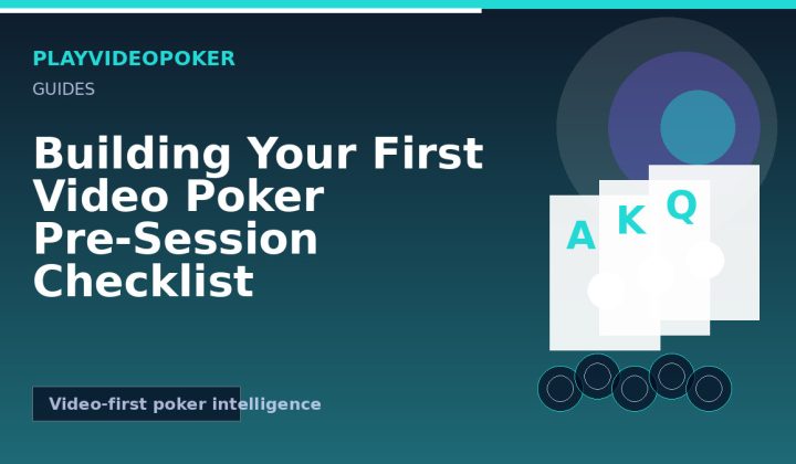 Building Your First Video Poker Pre-Session Checklist