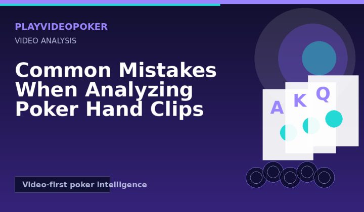 Common Mistakes When Analyzing Poker Hand Clips