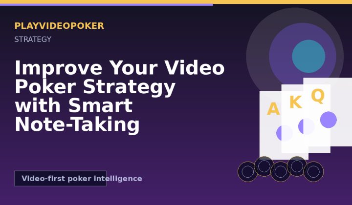 Improve Your Video Poker Strategy with Smart Note-Taking