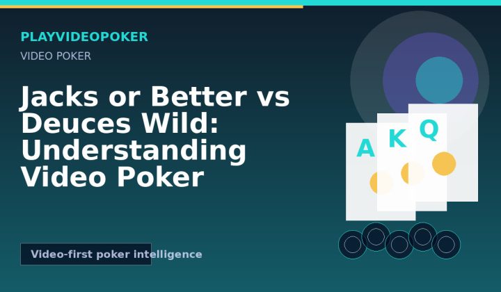 Jacks or Better vs Deuces Wild: Understanding Video Poker Strategy Differences