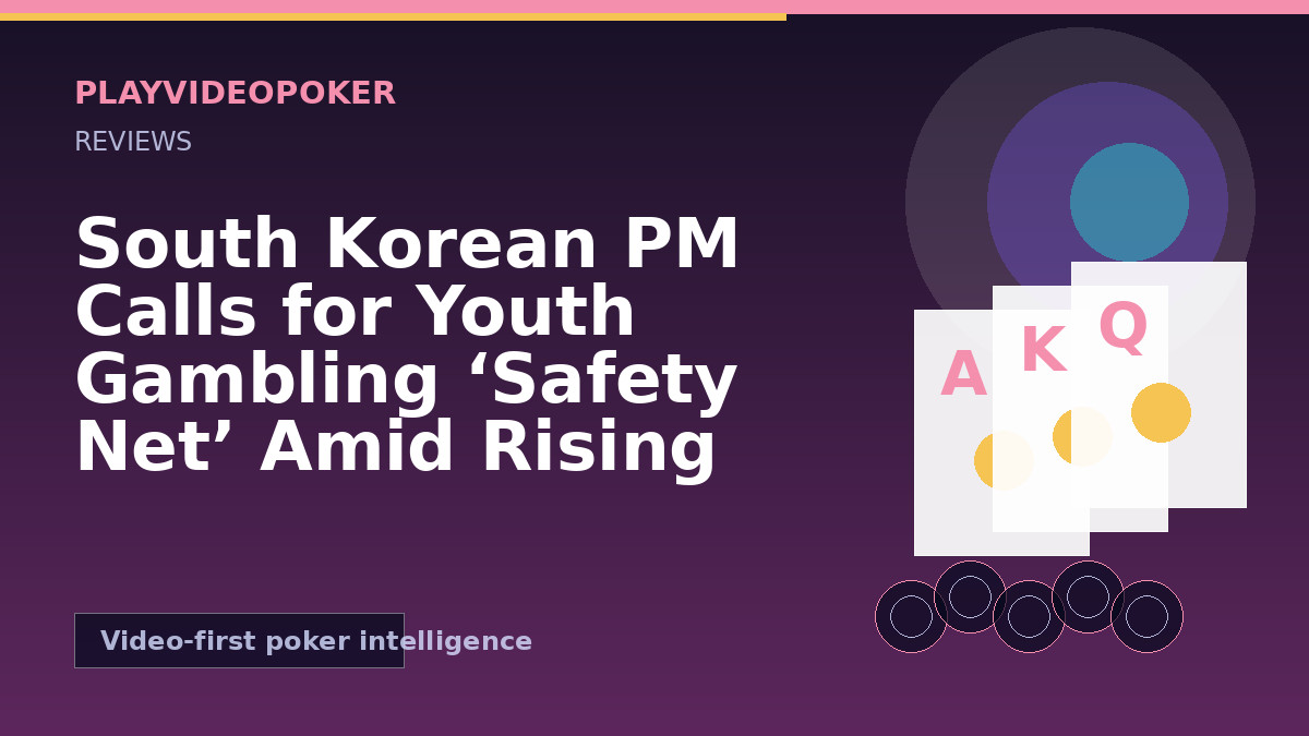 South Korean PM Calls for Youth Gambling ‘Safety Net’ Amid Rising Rates
