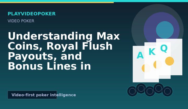 Understanding Max Coins, Royal Flush Payouts, and Bonus Lines in Video Poker